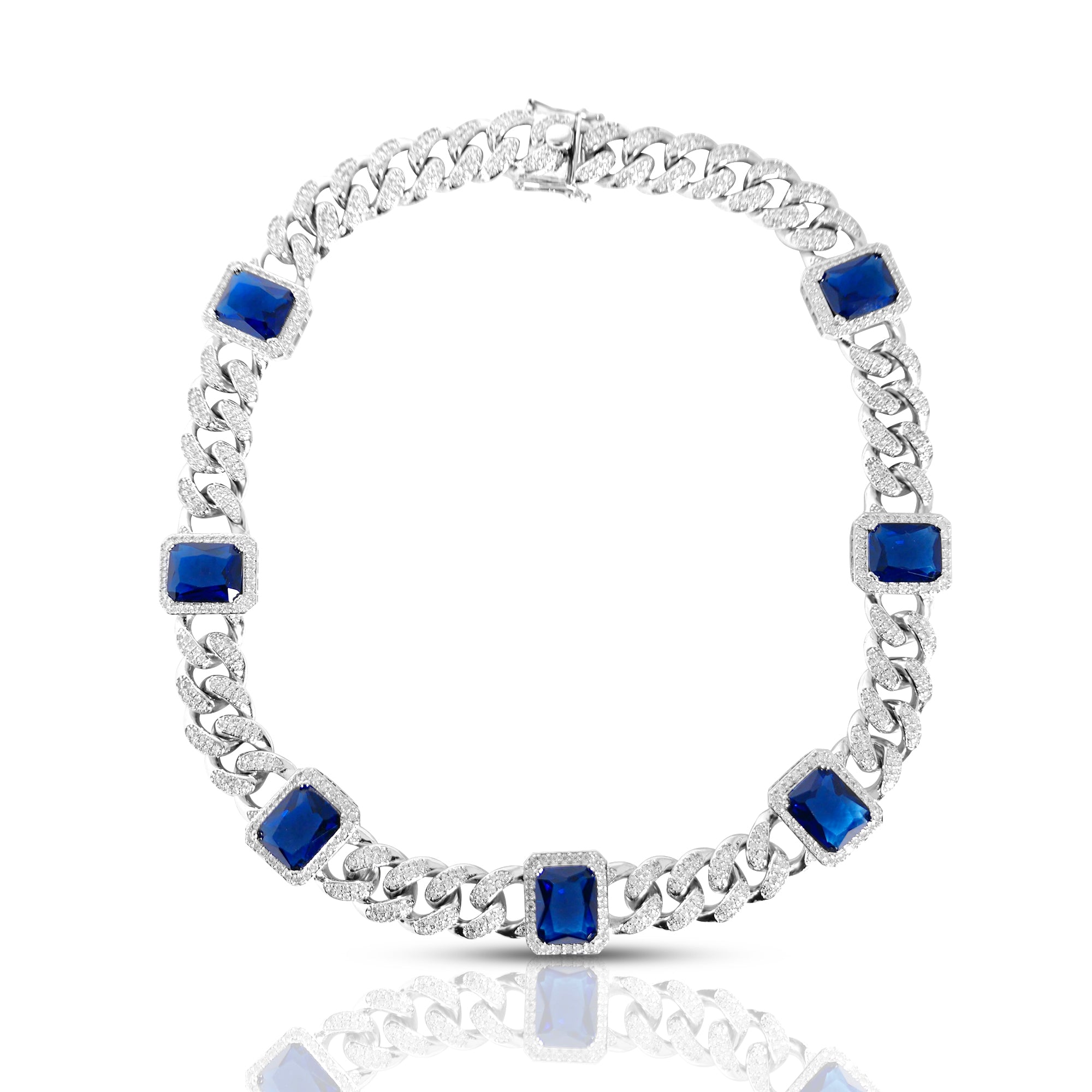 Blue Gemz Choker