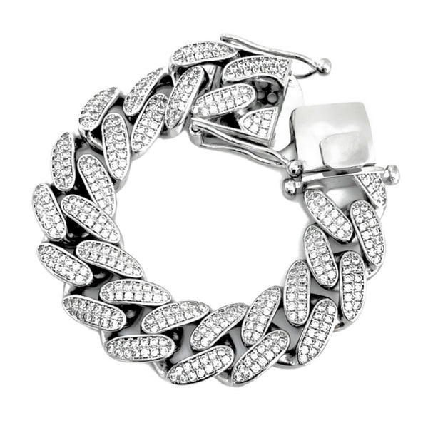 Crystal Cuban Link Bracelet