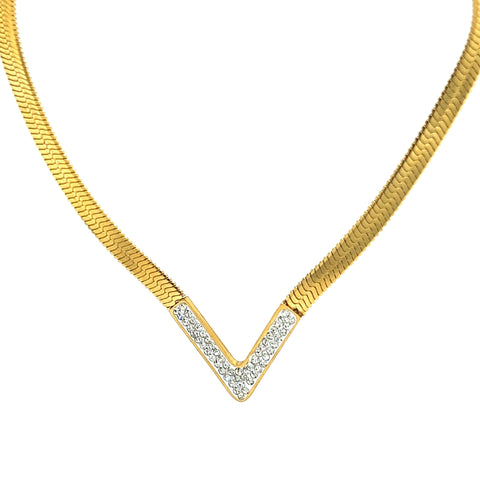 Venus Herringbone Necklace