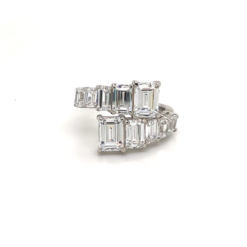 Stacked Baguette Ring